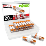 EL1-2212401 WAGO 221-2401 Lever Nuts Compact Splicing Inline Wire Connec
