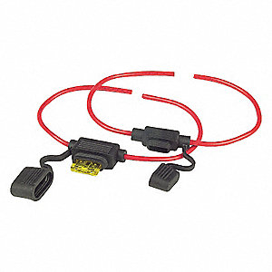 ELP-822208 GROTE 82-2208 MINI ATO FUSEHOLDER, 20 AMP, 14 GA W CAP