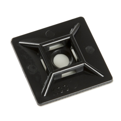 ELP-836033 GROTE 83-6033 Black Cable Tie Mounting Bases w/Adhesive back