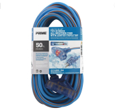 ELP-EXCORD50TRI LT630830 PRIME ARCTIC BL 12/3 TRIPLE TAP 50'