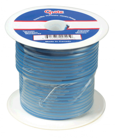 ELP-GROTE879010 GROTE 87-9010 GROTE COPPER WIRE 18GA 100' BLUE