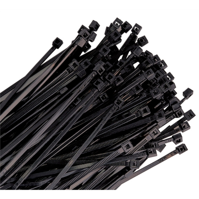 ELP-QU502201100 502201-100 CABLE TIES ,4",BLACK,18# (100/PK)