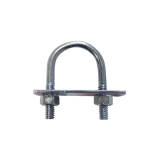 FAB-2#14 2 #14 U-BOLT W/4 NUTS GALV/ZINC PLATED