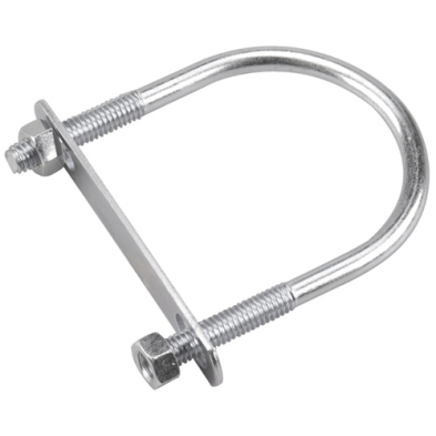 FAB-SSUB5/16WP SSUB5/16WP  5/16" U-BOLT WITH PLATE ROD & PLATE SS304