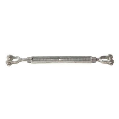 FAH-TJJG01404 TJJG-01404 TURNBUCKLE JAW-JAW GALVANIZED 1/4X4" JAM NUT