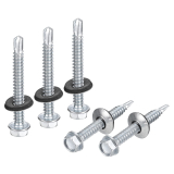 FAN-14X212 14 X 2-1/2" self drilling screws with neoprene seals 750/box