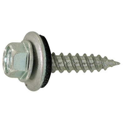 FAN-63869025 63869025 Hex Head Roofing Screws with Neoprene Washer 100/pk