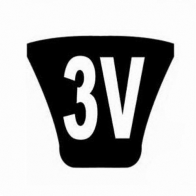 GAT-3V600 V-BELT 3V 3/8IN 60IN 21/64IN CHLOROPRENE