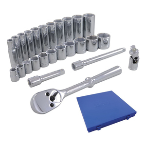 GRY-25026 GRAY #25026 SOCKET SET, 3/8" DR, 26 PC