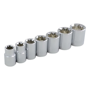 GRY-25407 GRAY #25407 SOCKET SET 3/8" DR, 7 PCE, 8 PT