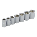 GRY-25407 GRAY #25407 SOCKET SET 3/8" DR, 7 PCE, 8 PT