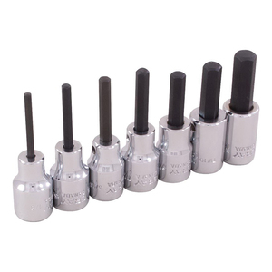 GRY-25607 25607 SOCKET SET 3/8" DR HEX HEAD 7 PC