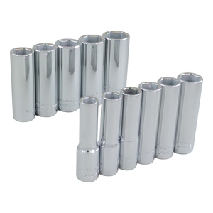 GRY-29211 SOCKET SET MET 3/8" DR 6 PT 11 P