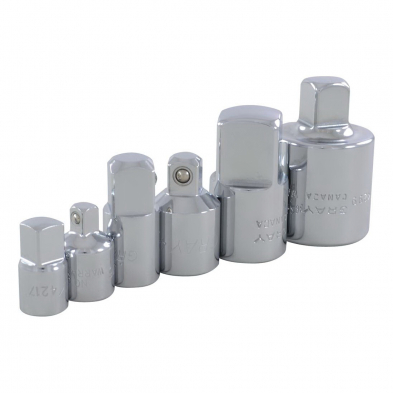 GRY-42506 GRAY 6 PCE SOCKET ADAPTER SET