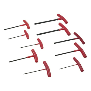 GRY-698610 698610	HEX KEY T-HANDLE 10 PCS SAE