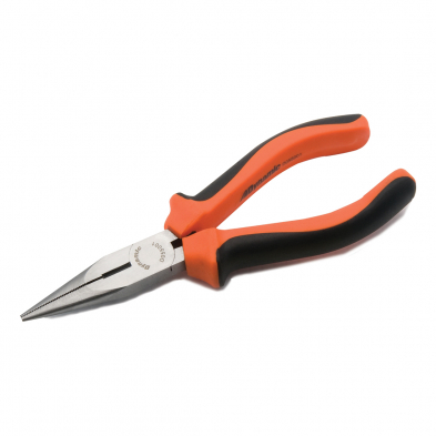 GRY-D055001 GRAY 6" LONG NOSE PLIERS, COMFORT GRIP HANDLE