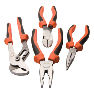 GRY-D055200 GRAY 4 PCE PLIER SET,COMFORT GRIP HANDLE