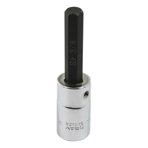 GRY-DW12L DW12L HEX HD. SKT., 3/8" X 4", 1/2" DR.