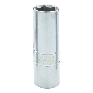 GRY-LD20R GRAY #LD20R SPARK PLUG SKT, 5/8" X 1/2"