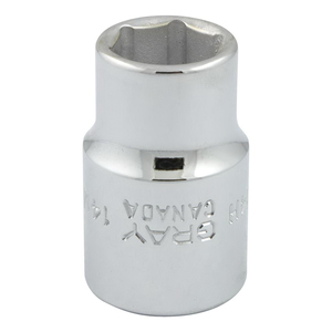 GRY-M1214H GRAY #M1214H SOCKET 14MM, 1/2" DR.