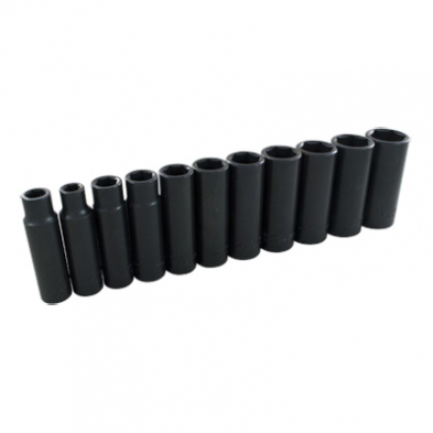 GRY-PL11T GRAY PL11T 11 PC DEEP SAE IMPACT SOCKET SET