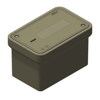 GRY-PR23E GRAY #PR-23E PLASTIC HAND BOX