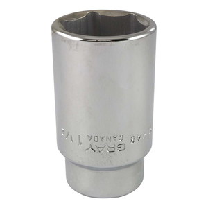 GRY-RLH48 RLH48 SOCKET 1-1/2", 3/4" DR. 6 PT DEEP