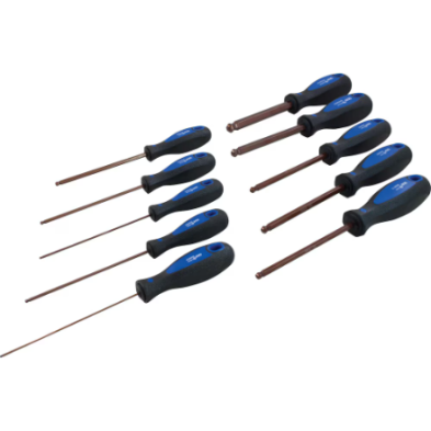 GRY-SCD1010 S' DRIVER BALL HEX KEY SET 10 PCS