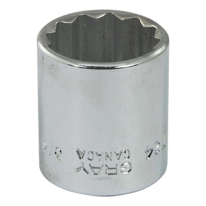 GRY-T24 GRAY #T24 SOCKET 3/4", 3/8"DR