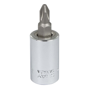 GRY-TP2 GRAY #TP2 PHILLIPS HD. SKT, #2, 3/8'DR