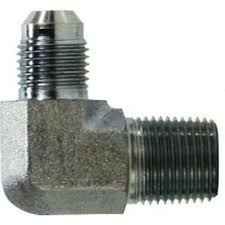 HF1-38NPT#490 PT#38NPT#490 HYDRAULIC FITTING 3/8" NPT TO #4 JIC 90 DEGREE