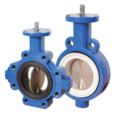 HF1-9900200W0A10010 8" Split-Body Resilient Seated Butterfly Valve cast iron