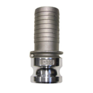 HFG-CGAE2 (WL063) CGAE-2 ALUM.CAMLOCK 2" MALE CAM TO MALE BARBED END