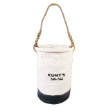 HT1-KUSW744 KUNY'S SW-744 LEATHER BOTTOM CANVAS BUCKET