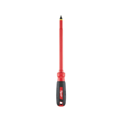 HTD-48222223 48-22-2223 3/8" Slotted - 8" 1000V Insulated Screwdriver