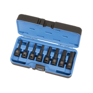 HTD-610333 610333 8 PC. IMPACT HEX BIT SET, METRIC,  1/2"