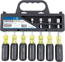 HTD-721102 721102 7 PC Metric Cushion Grip Nut Driver Set