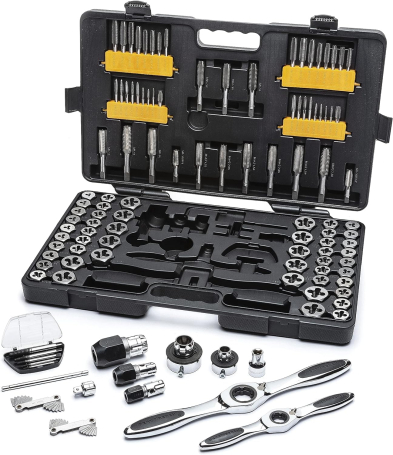 HTD-82812 82812 TAP & DIE SET COMB RATCHET 114PC