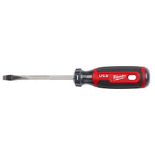 HTD-MT206 MILWAUKEE MT206 1/4" SLOTTED 4" CUSHION GRIP SCREWDRIVER