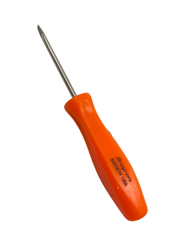 HTD-SDD204O SDD204O SNAP ON FLAT TIP POCKET SCREWDRIVER (ORANGE)