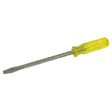 HTD-TYP601 GRAY TOOLS TYP601 Slotted Screwdriver, 3/8", 12-1/2" L, Plas