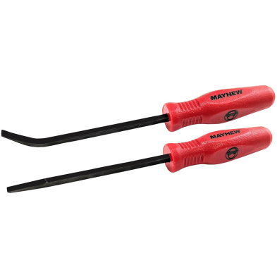 HTP-MAY31092 MAY-31092 2-PC MINI CURVED & STRAIGHT BLADE PRY BAR SET, 5.5