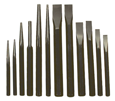 HTR-023505 023505 12 PC Jumbo Punch and Chisel Set