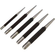 HTR-S117PC #S117PC CENTER PUNCH SET, 5 PCE