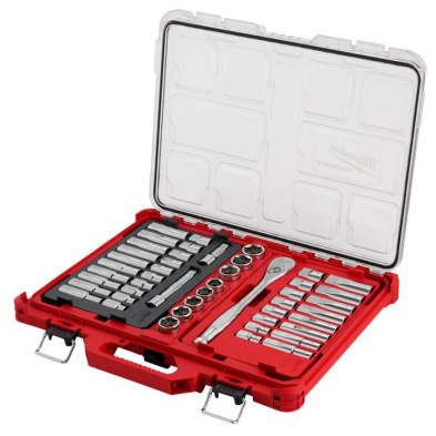 HTU-48229487 48-22-9487 47pc 1/2" Drive Ratchet & Socket Set w/PACKOUT