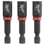 HTU-49664522 MILWAUKEE 49-66-4522 3PK 1/4 X 1-7/8 IMPCT MAG NTDVR