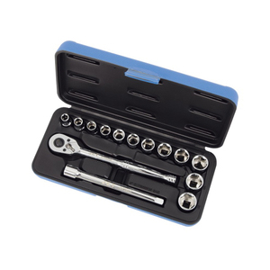 HTU-600226 15 PC 3/8" DR Metric Socket Wrench Set - 6 Point #600226
