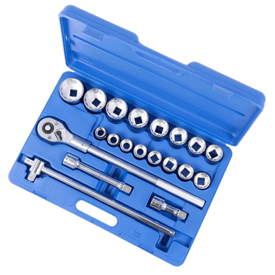 HTU-600407 600407 21-PIECE 3/4" DR METRIC SOCKET SET &ndash; 12 POINT