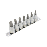 HTU-601202 7 PC 3/8" DR S.A.E. 2" Long Hex Bit Socket Set