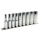 HTU-601229 601229 9 PC 3/8" DR DEEP S.A.E. SOCKET SET - 12 PT